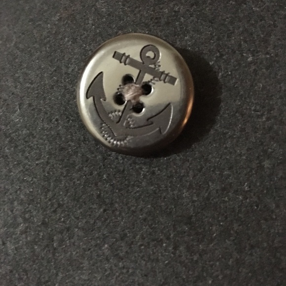 Chaps Black Wool Pea Coat Mens - Picture 7 of 8